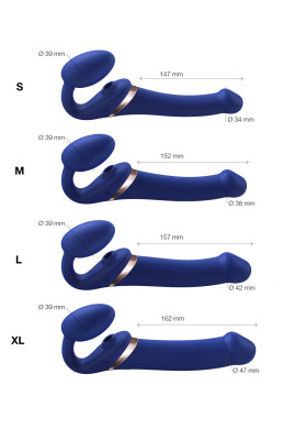 Strap-on-me Multi Orgasm bleu nuit S
