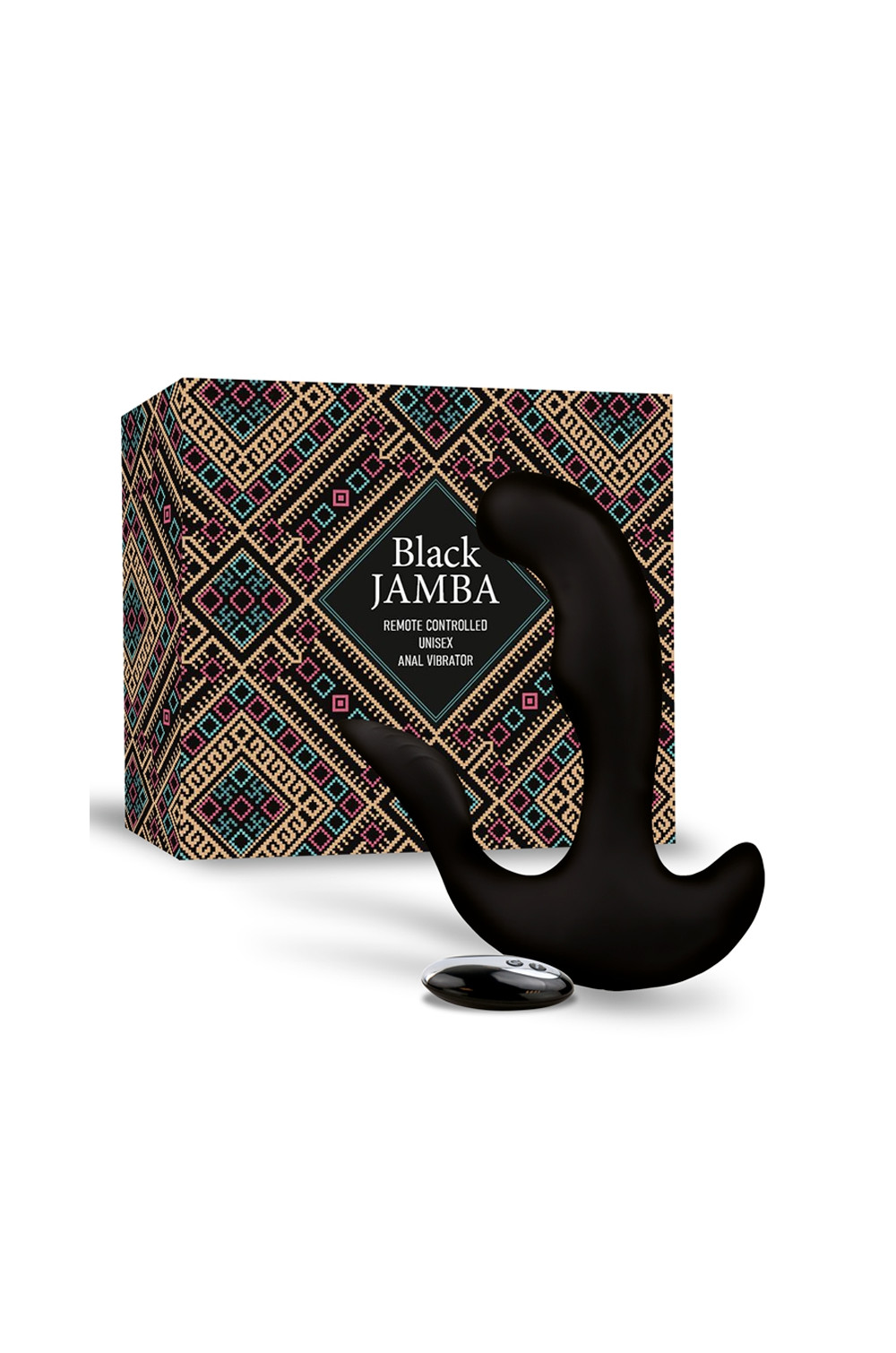 Stimulateur anal vibrant télécommandé unisexe - Black Jamba Stimulateur anal vibrant télécommandé unisexe - Black Jamba