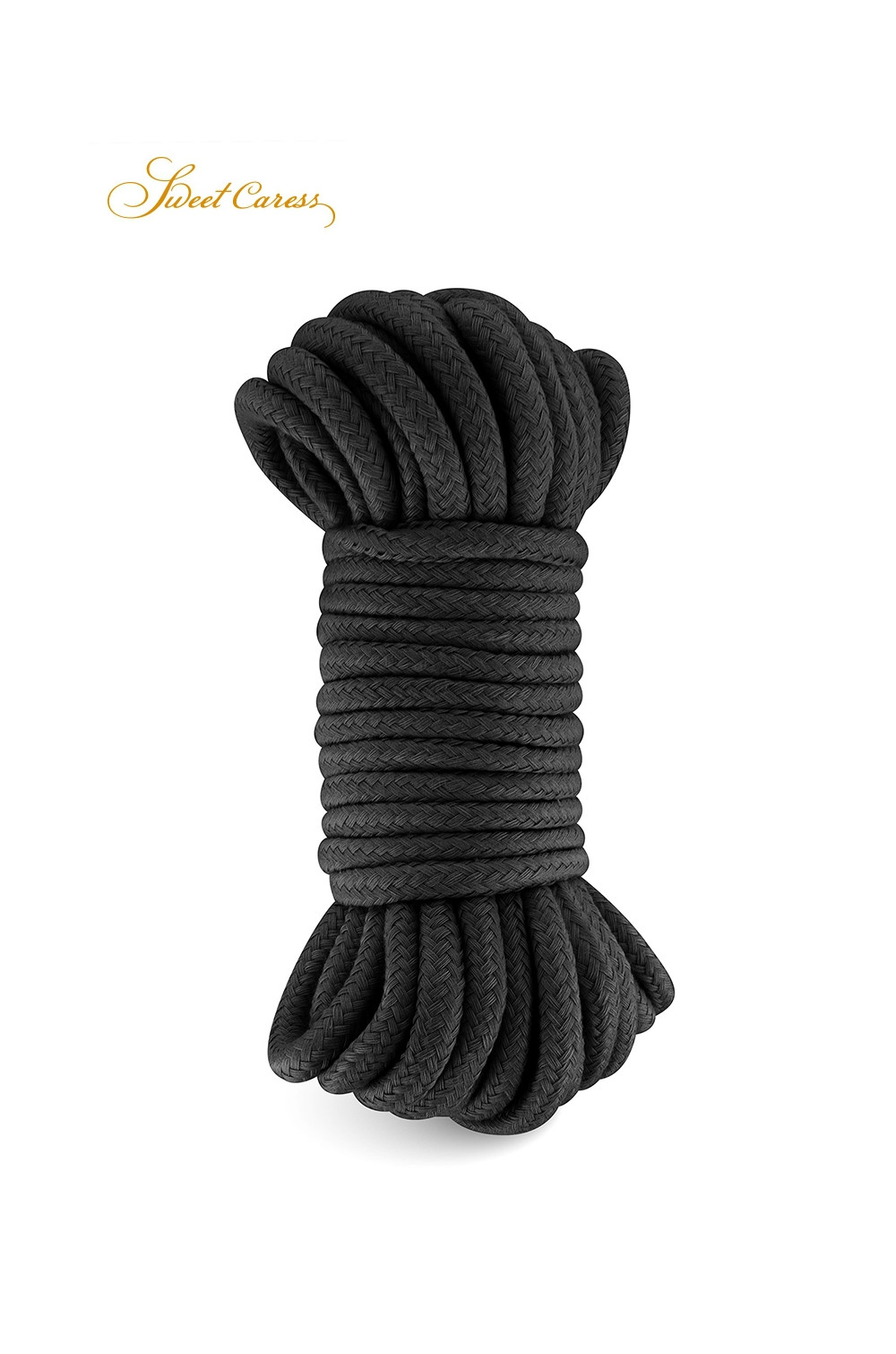Corde de bondage noire 10m - Sweet Caress Corde de bondage noire 10m - Sweet Caress