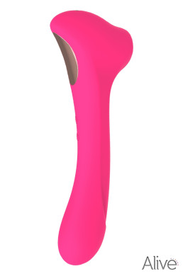 Double stimulateur Quiver rose
