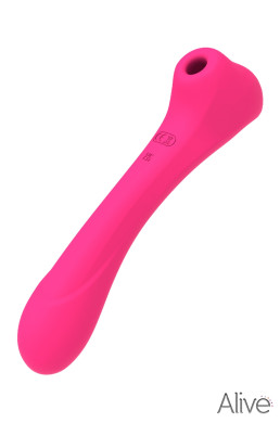 Double stimulateur Quiver rose