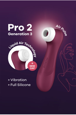 Stimulateur Pro 2 Generation 3 bordeaux