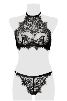Ensemble bustier et string dentelle - Grey Velvet