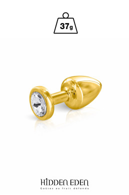 Plug bijou aluminium gold XS - Hidden Eden