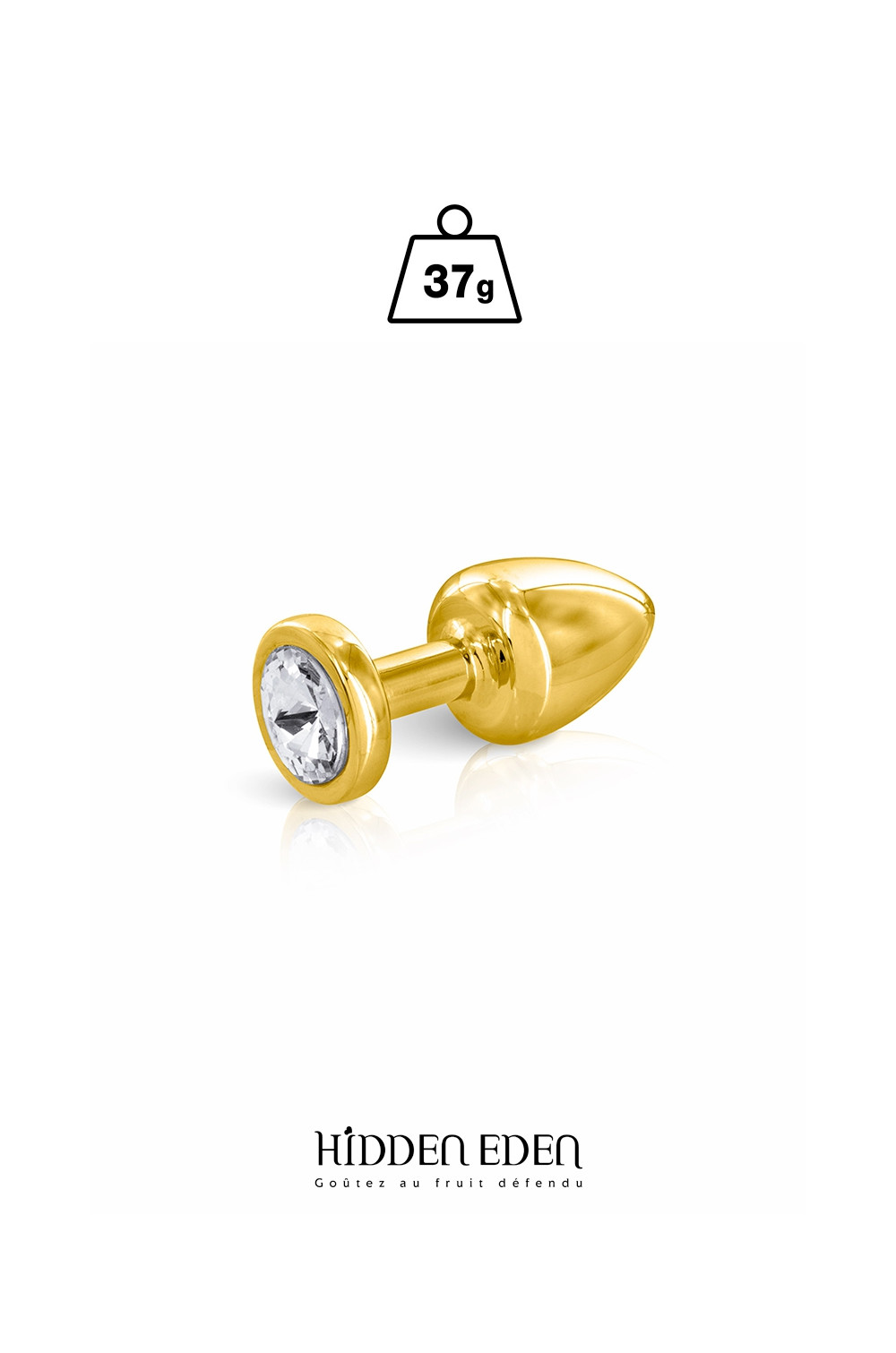 Plug bijou aluminium gold XS - Hidden Eden Plug bijou aluminium gold XS - Hidden Eden