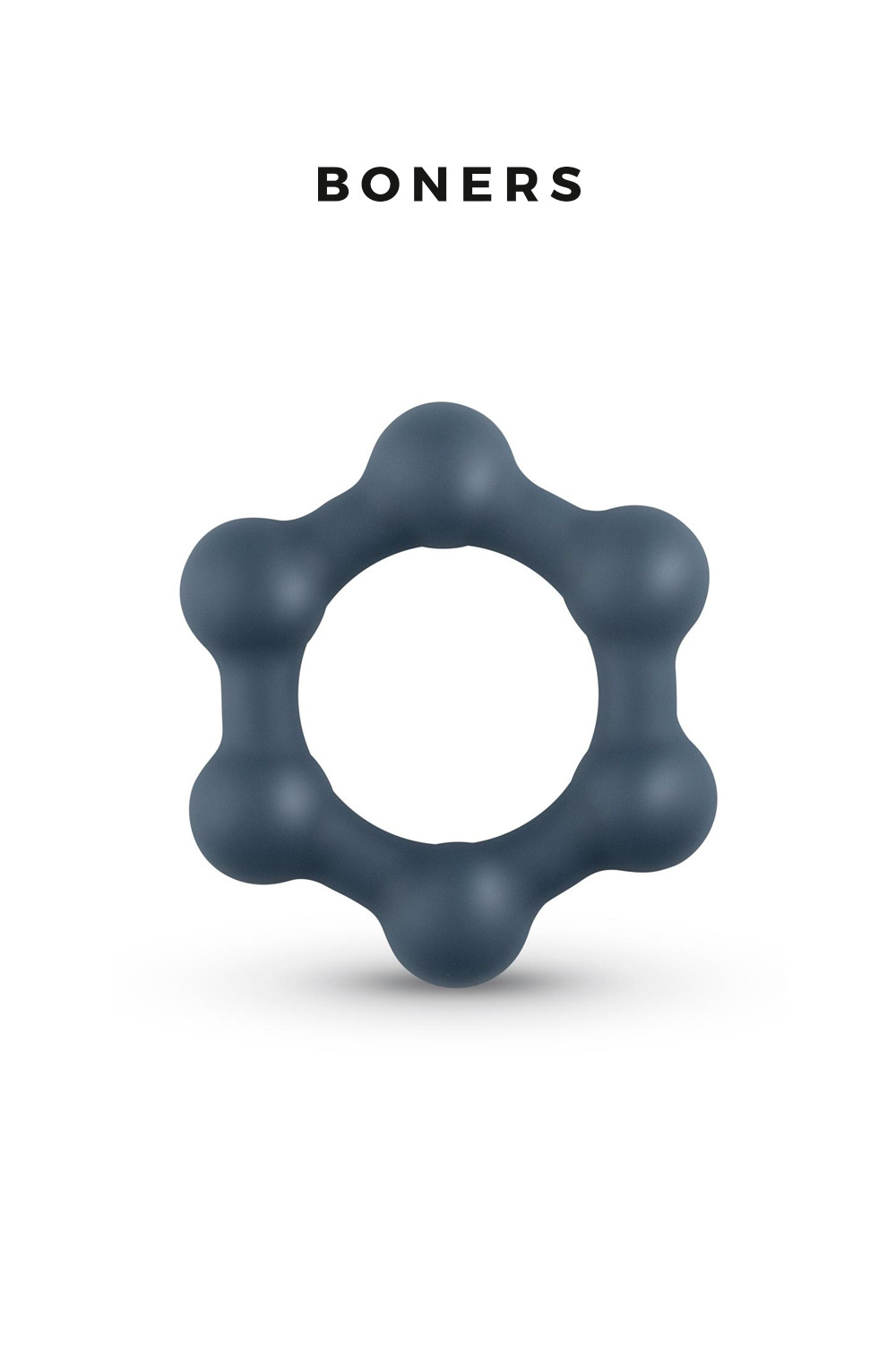 Cockring Hexagonal avec billes en acier - Boners Cockring Hexagonal avec billes en acier - Boners