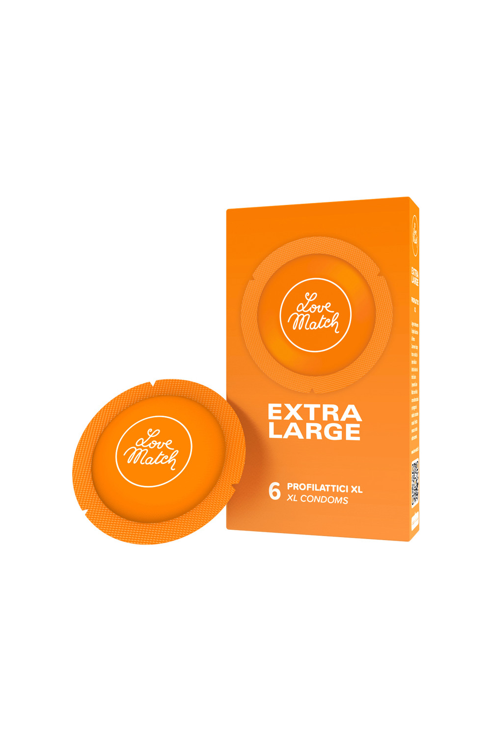 6 préservatifs extra-large Love Match 6 préservatifs extra-large Love Match