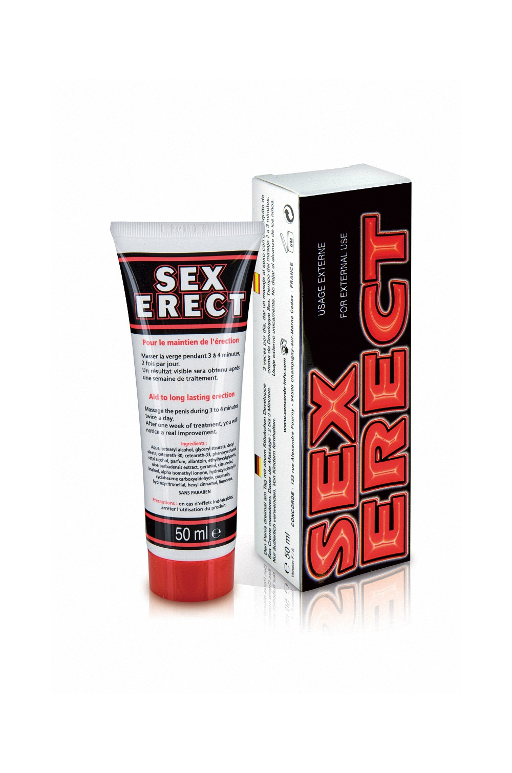 Crème développante Sex Erect Crème développante Sex Erect
