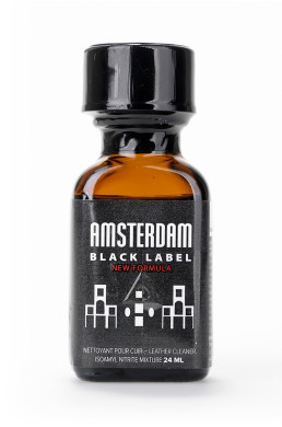 Poppers Amsterdam Black  label 24ml