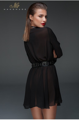 Minirobe choker en mousseline F150