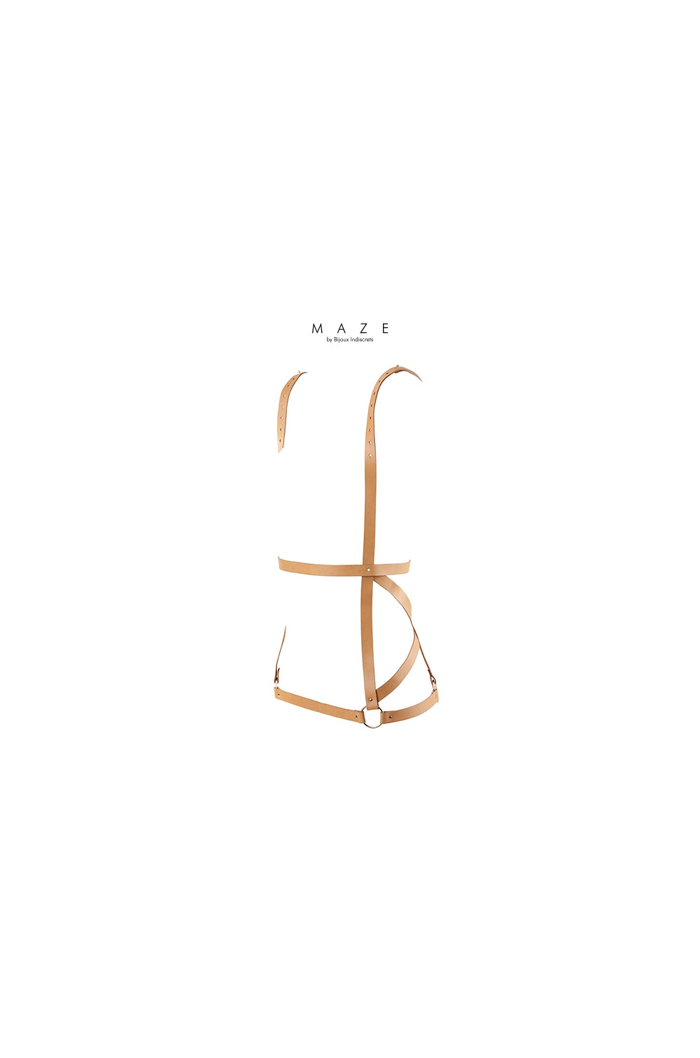 Robe harnais marron - Maze Robe harnais marron - Maze
