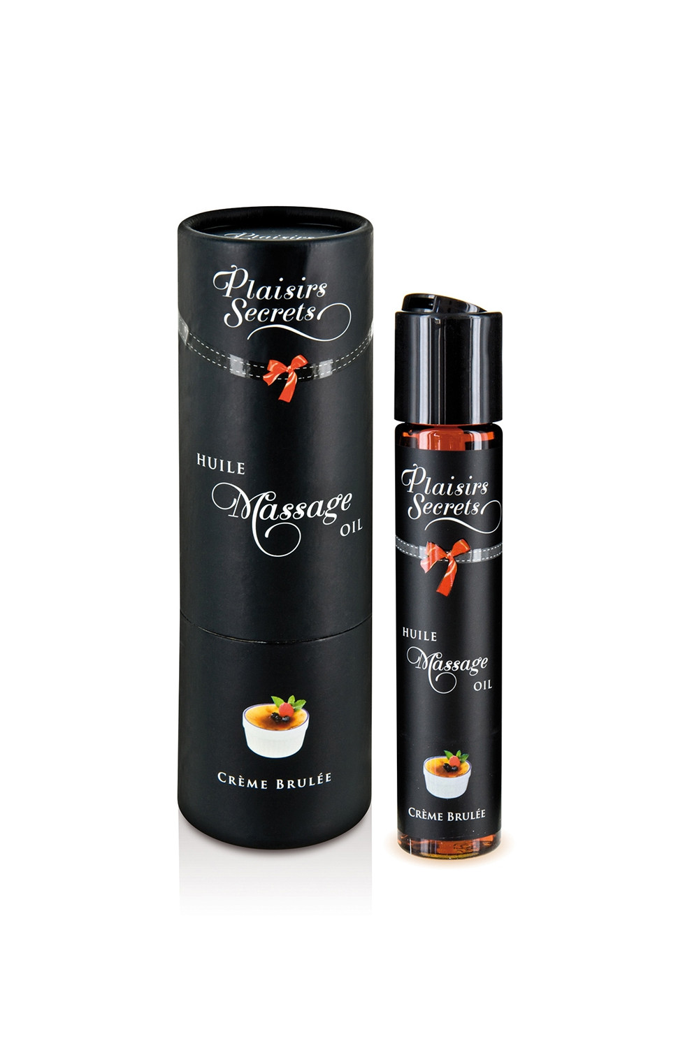 Huile de massage gourmande - Crème Brulée Huile de massage gourmande - Crème Brulée