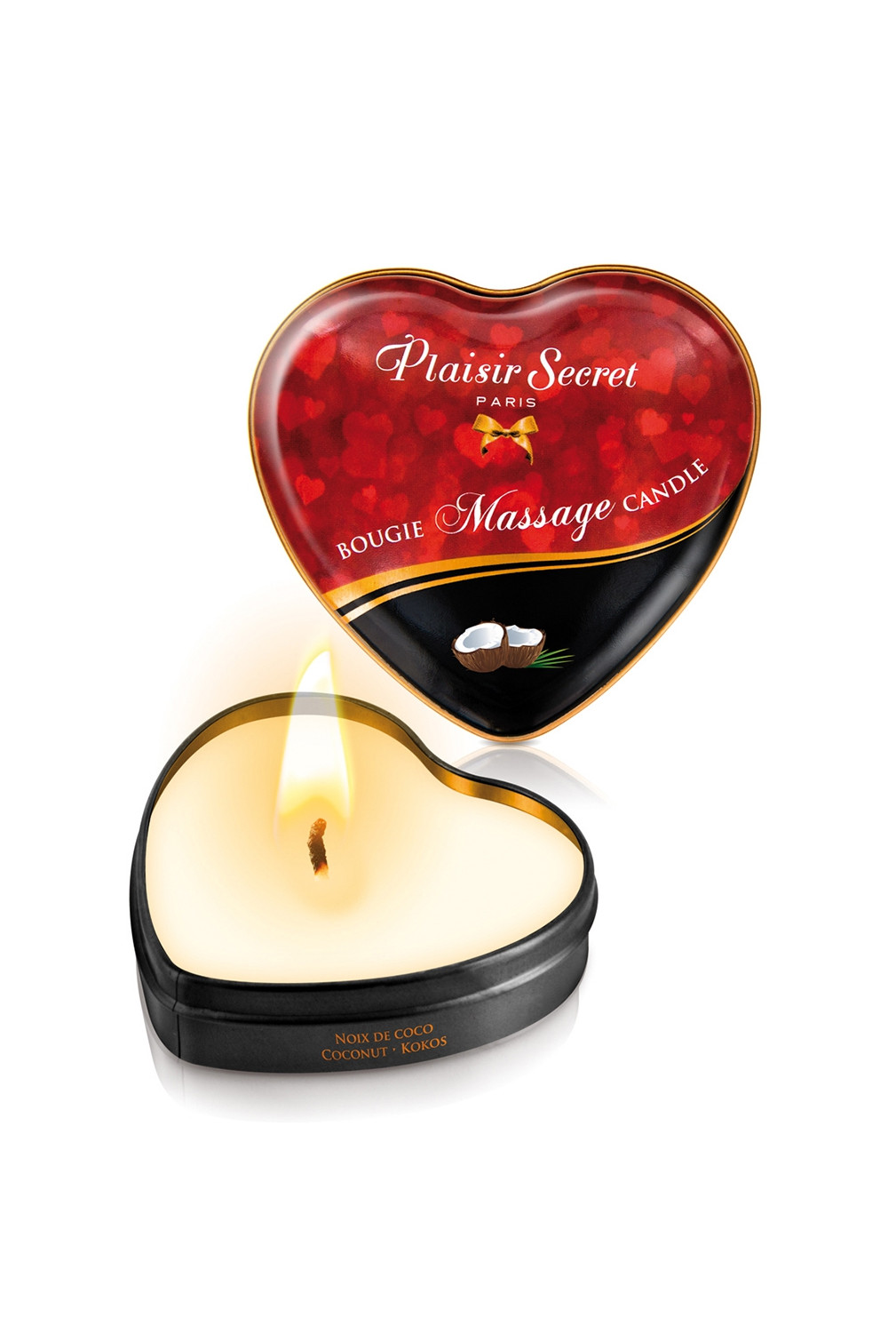 Mini bougie de massage Noix de Coco Mini bougie de massage Noix de Coco