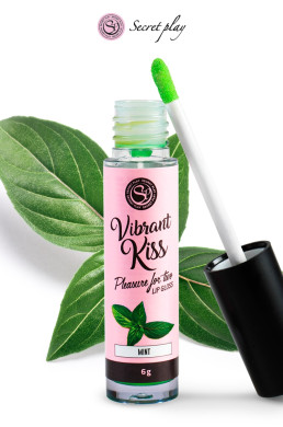 Brillant à lèvres stimulant - menthe