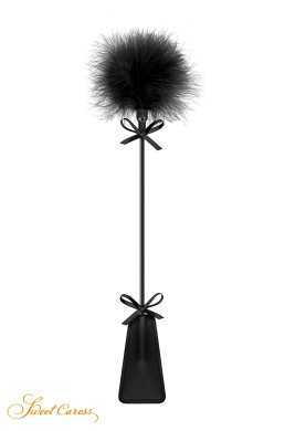 Tapette avec pompon noir - Sweet Caress