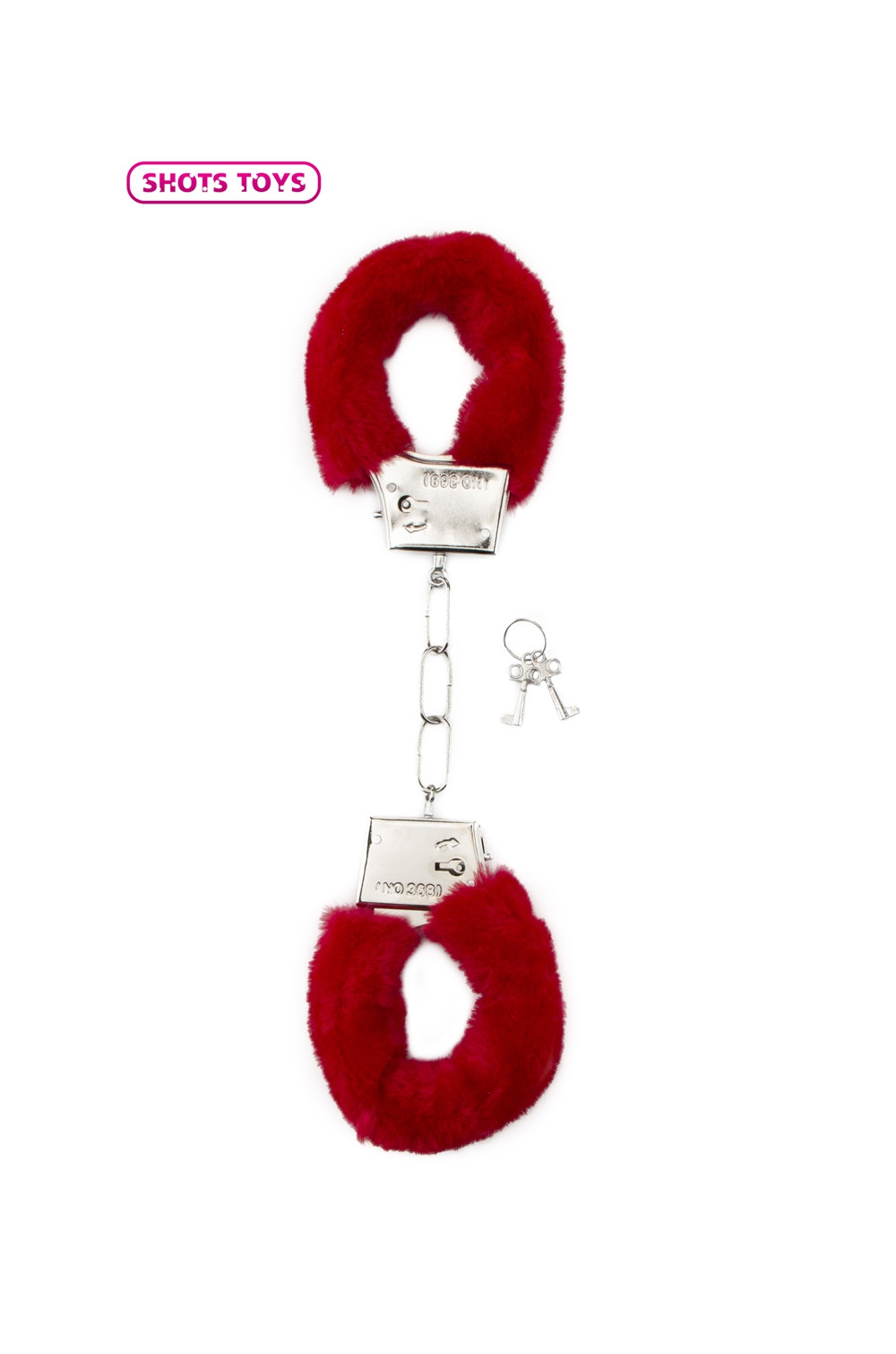Menottes fourrure Shots - rouge Menottes fourrure Shots - rouge