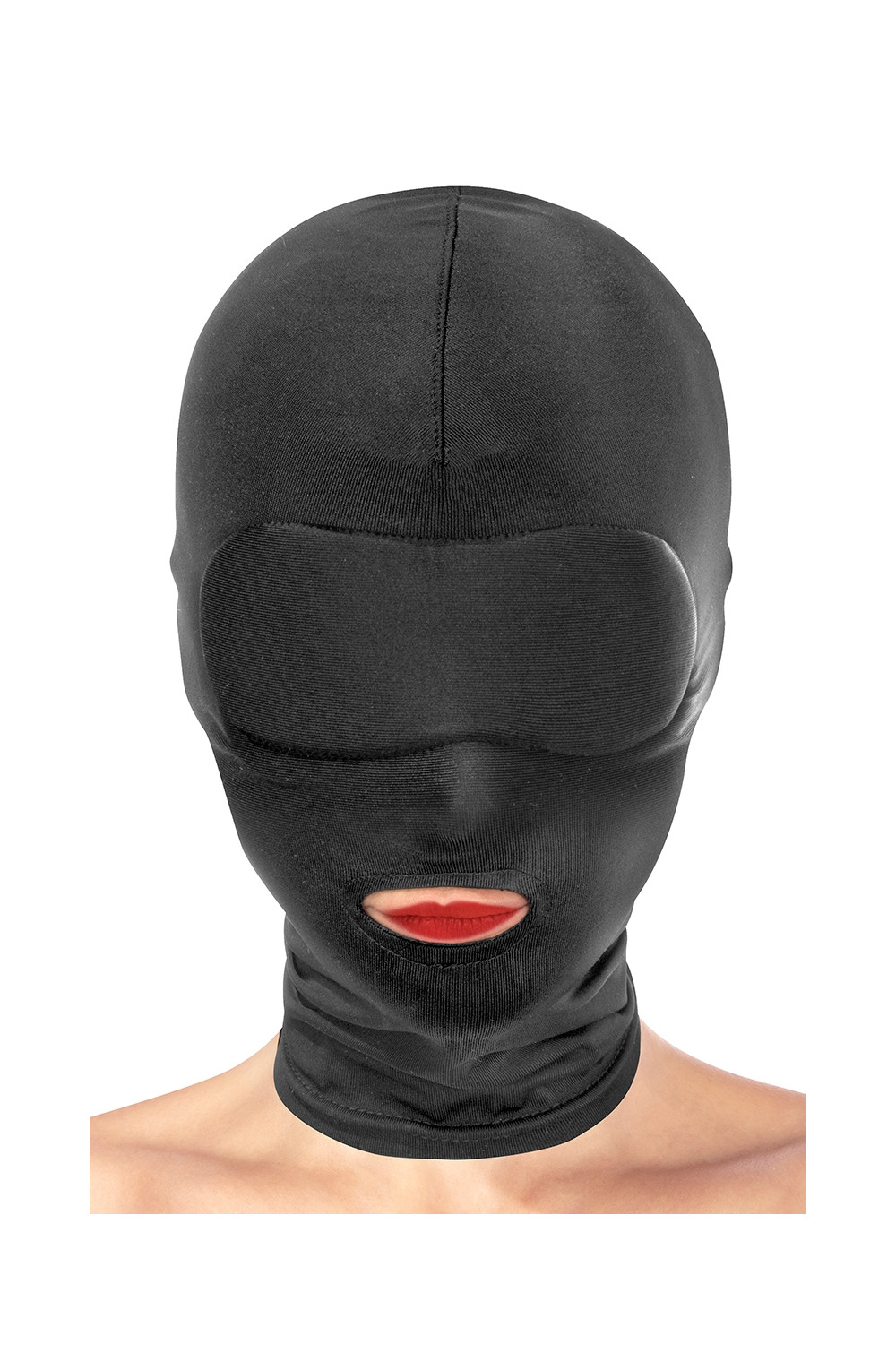 Cagoule BDSM bouche ouverte - Fetish Tentation Cagoule BDSM bouche ouverte - Fetish Tentation