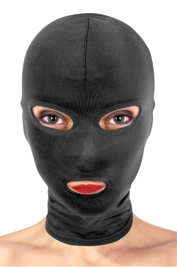 Cagoule BDSM 3 ouvertures - Fetish Tentation