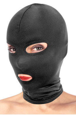 Cagoule BDSM 3 ouvertures - Fetish Tentation