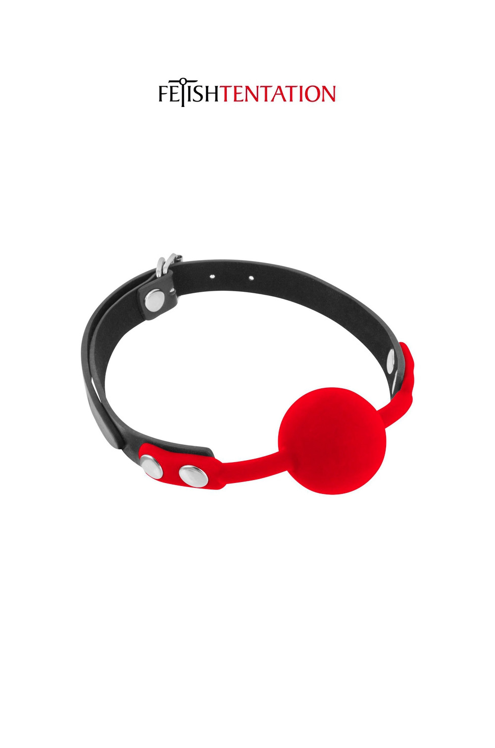 Baillon boule rouge - Fetish Tentation Baillon boule rouge - Fetish Tentation