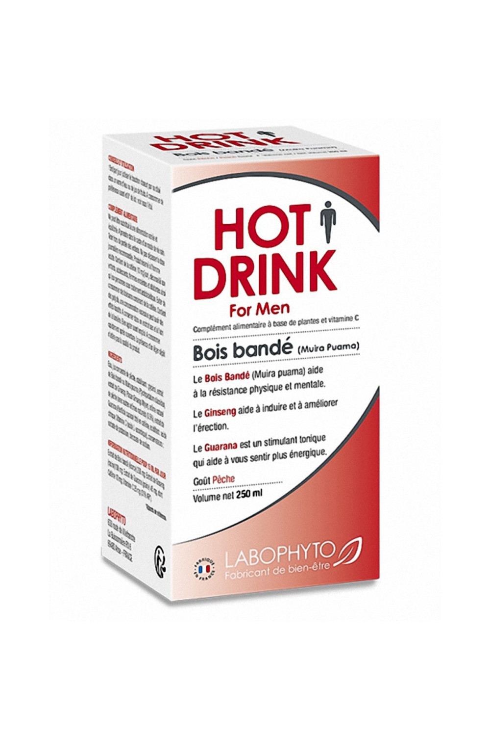 HOT DRINK Homme bois bandé 250 ml HOT DRINK Homme bois bandé 250 ml