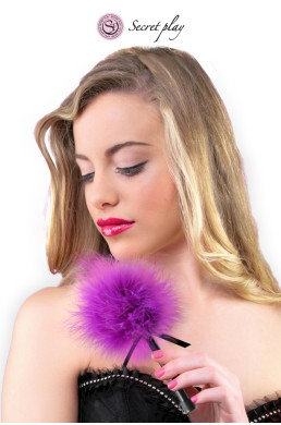 Plumeau 18 cm violet