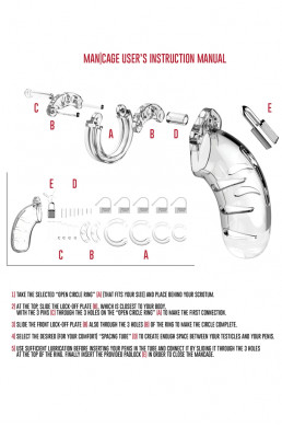Cage de chasteté 9cm ManCage 01