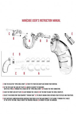 Cage de chasteté 11,5cm ManCage 04