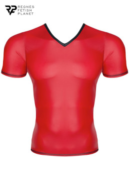 T-shirt wetlook rouge - Regnes