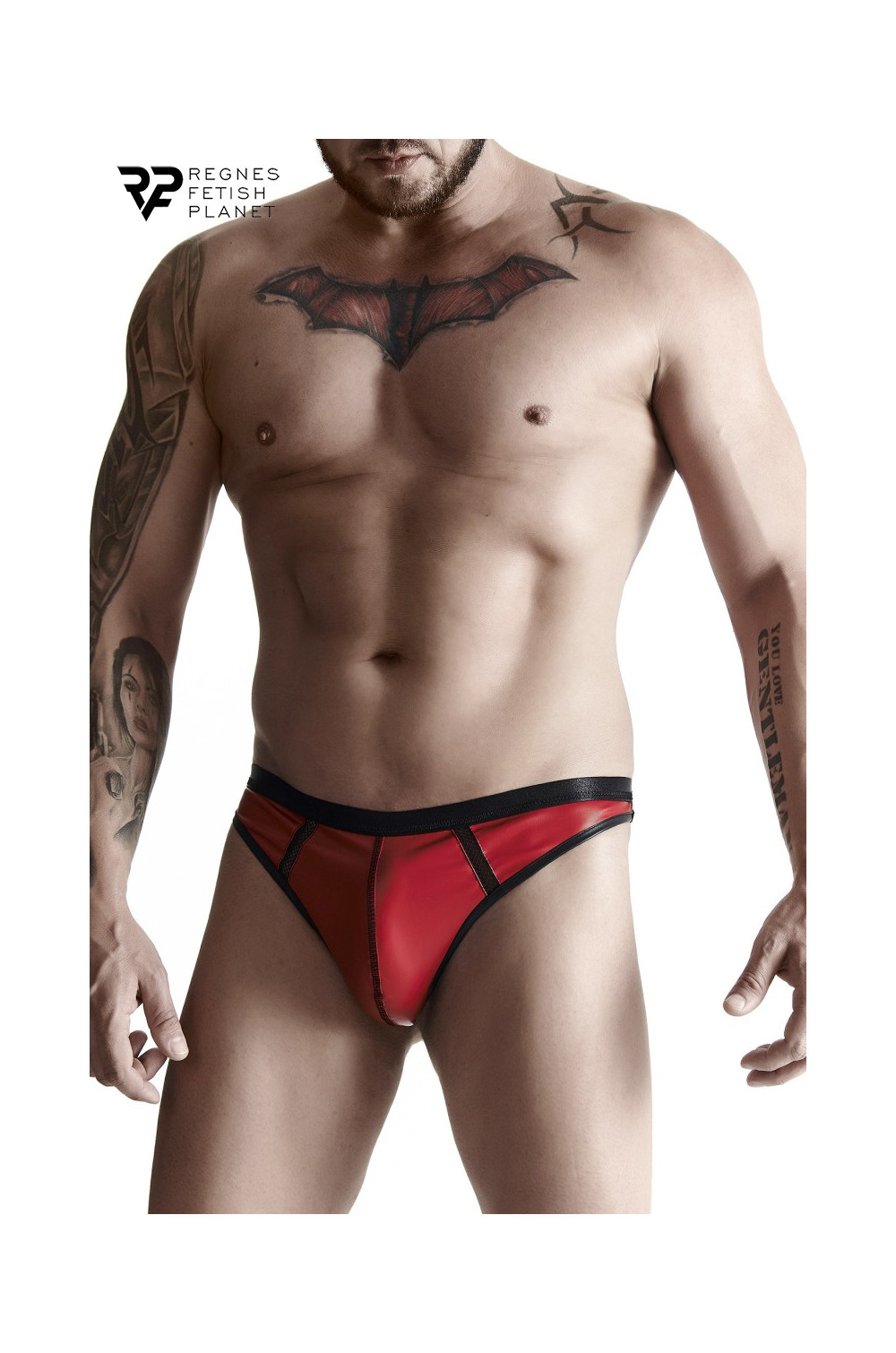 String en wetlook rouge - Regnes String en wetlook rouge - Regnes