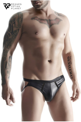 Jock strap noir wetlook - Regnes
