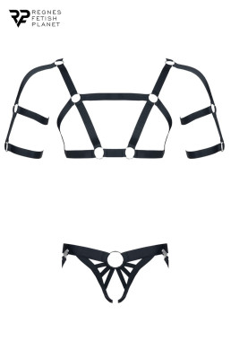 Ensemble harnais et jockstrap ouvert - Regnes