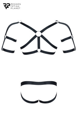 Ensemble harnais et jockstrap ouvert - Regnes
