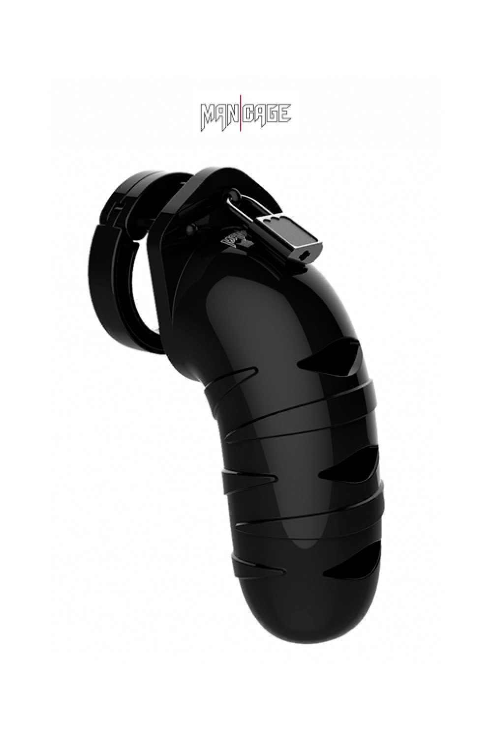 Cage de chasteté 14cm ManCage 05 noir Cage de chasteté 14cm ManCage 05 noir