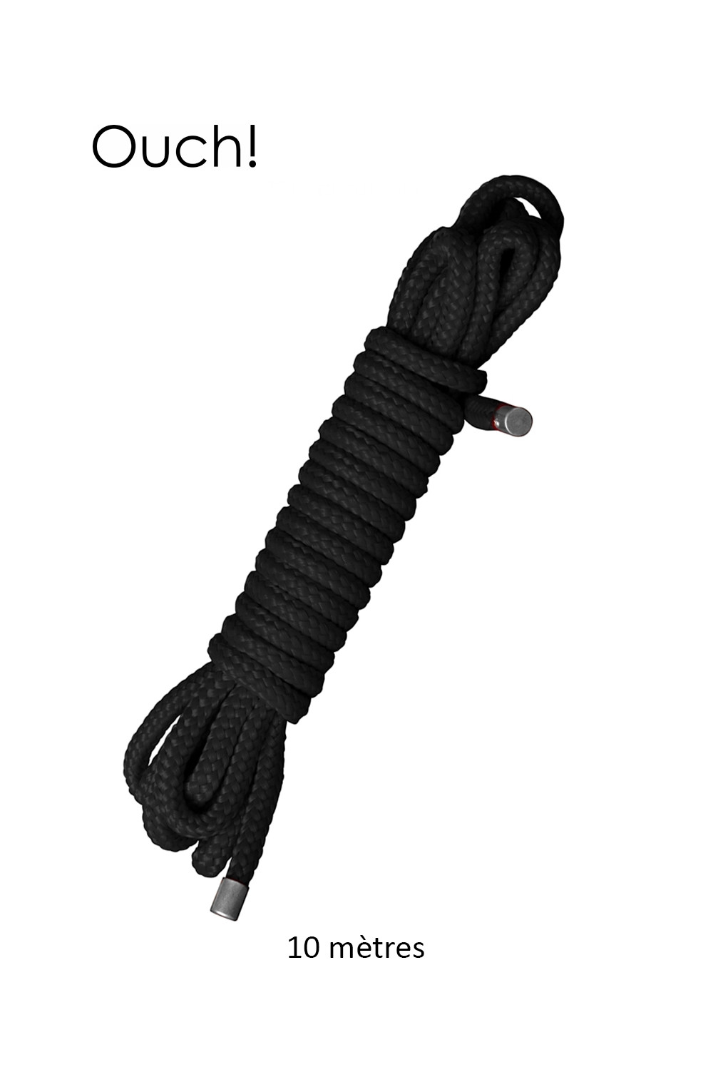 Corde de bondage Japonais 10m noire - Ouch Corde de bondage Japonais 10m noire - Ouch