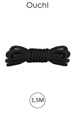 Mini corde de bondage 1,5m noire - Ouch