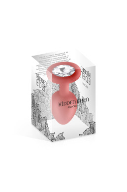Plug bijou silicone rouge S - Hidden Eden
