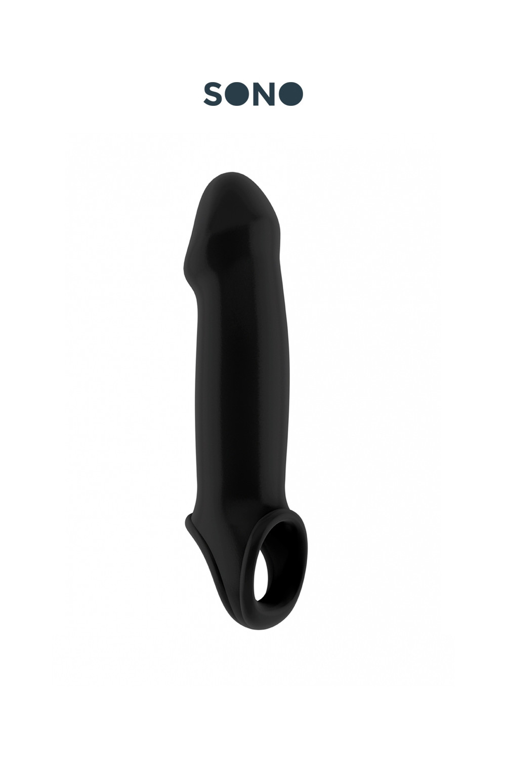 Gaine d'extension de pénis noire - SONO 17 Gaine d'extension de pénis noire - SONO 17