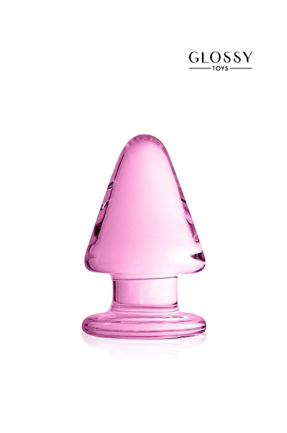Plug anal verre Glossy Toys n° 23 Pink Plug anal verre Glossy Toys n° 23 Pink