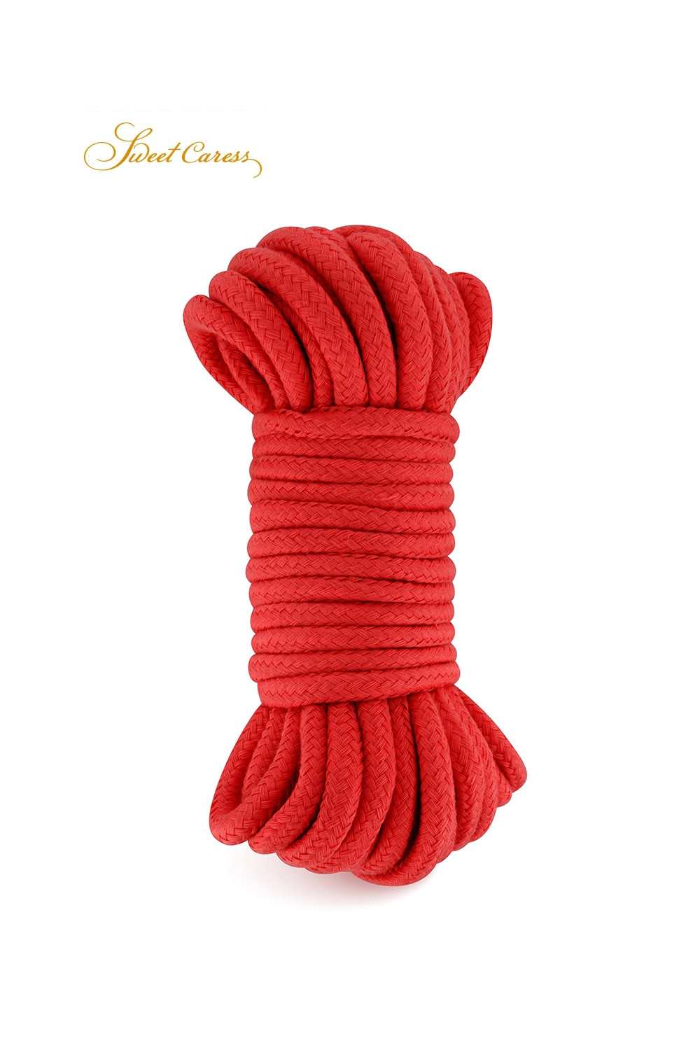 Corde de bondage rouge 10m - Sweet Caress Corde de bondage rouge 10m - Sweet Caress