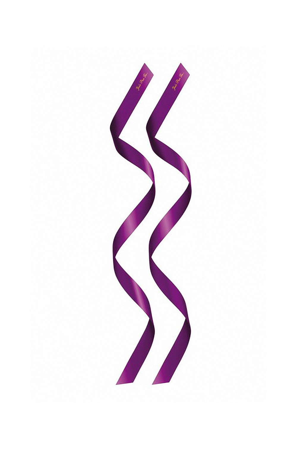 2 liens BDSM satin pourpre - Sweet Caress 2 liens BDSM satin pourpre - Sweet Caress