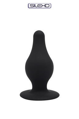 Plug anal The Original Model 2 noir 7,2 cm - SilexD