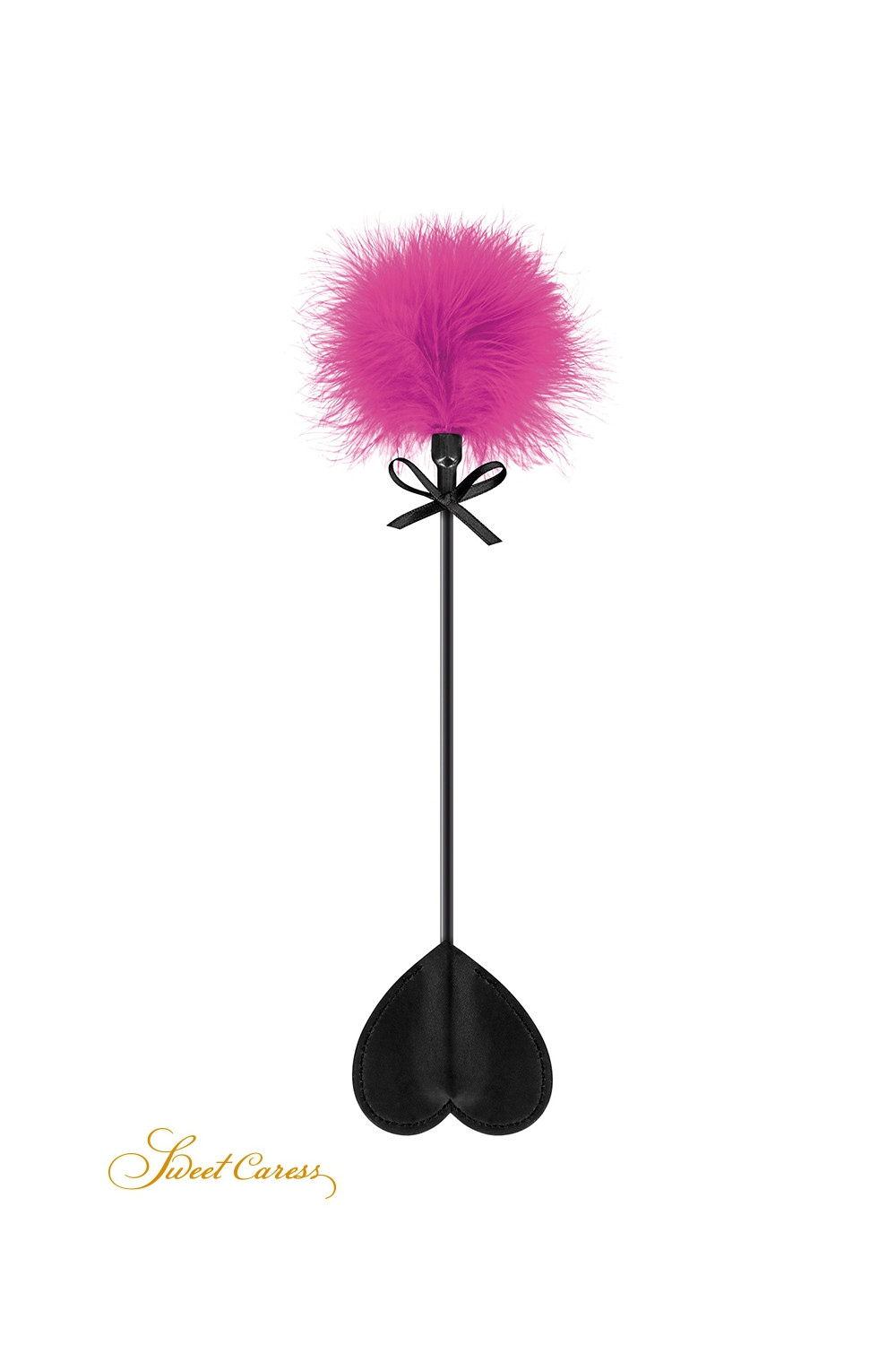 Tapette coeur avec pompon fuchsia - Sweet Caress Tapette coeur avec pompon fuchsia - Sweet Caress