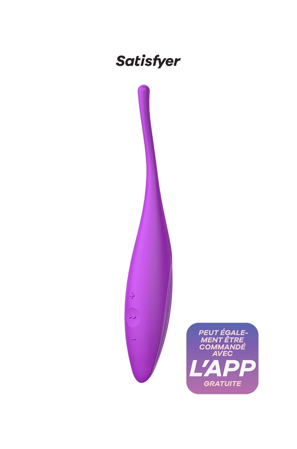 Stimulateur connecté Twirling Joy fuchsia - Satisfyer Stimulateur connecté Twirling Joy fuchsia - Satisfyer