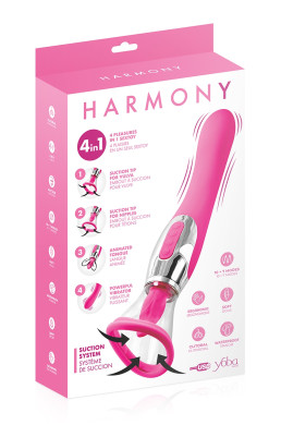 Stimulateur 4 en 1 Harmony fuchsia - Yoba