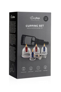 Coffret 6 ventouses Cupping Set - EasyToys Fetish Collection