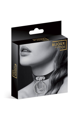 Collier Fetish avec double  anneau - Bijoux pour Toi