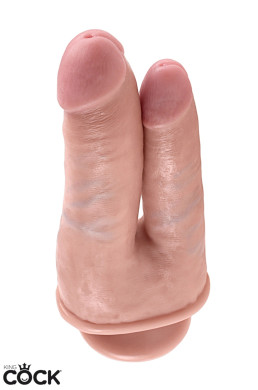 Gode double pénétration 15cm - King Cock