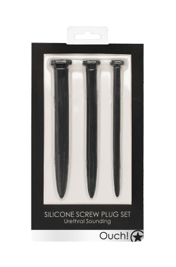 Set de 3 plugs urétraux Grands clous - Ouch!