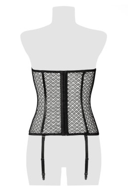 Corset bustier à jarretelles - Grey Velvet